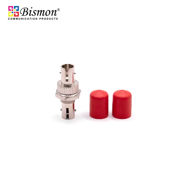 ST-Adaptor MM  Simplex Metal Housing, Phos.Bronze,Threaded Type